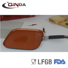 Aluminum Non stick Copper Ceramic Flat Griddle pan